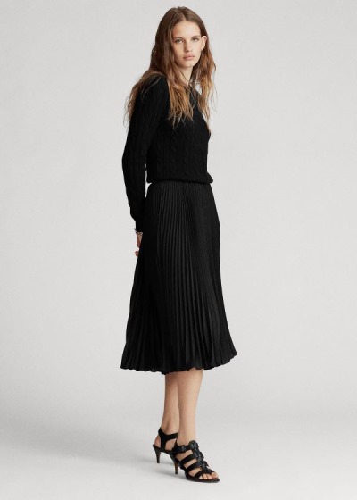 Dámské Sukně Polo Ralph Lauren Pleated Midi - 39647-UJNH